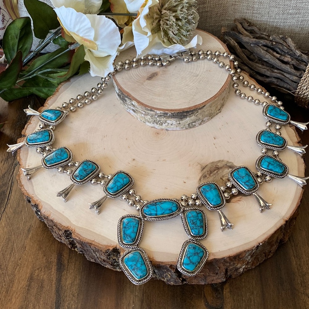Turquoise and Silver Necklace